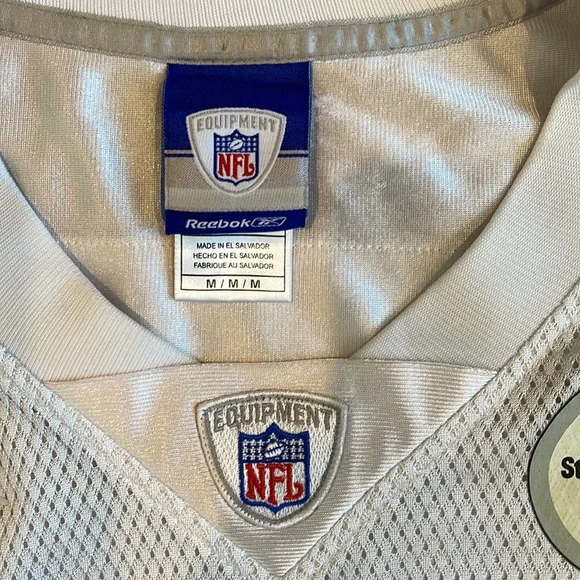 SOLD Troy Polamalu Reebok #43 NFL Players Pittsburgh Steelers Jersey / size M - Picture 4 of 6